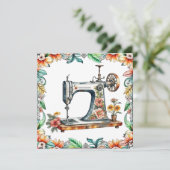  Floral  naaimachine (Staand voorkant)