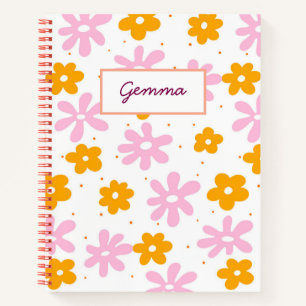 Floral  Naam Notitieboek