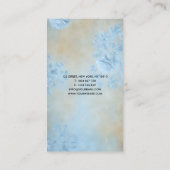 Floral Nail Art Pastel  Visitekaartje (Achterkant)