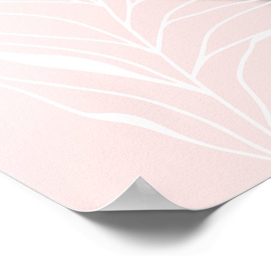 Floral Nail Spa Design Poster (Hoek)