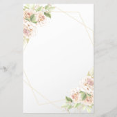 Floral Name die houdt van een oude douchecaart Flyer (Achterkant)