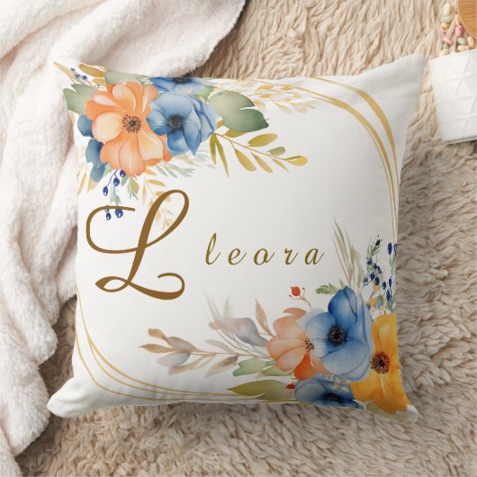 Floral Name  Kussen (Deken)