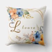 Floral Name Kussen (Voorkant)