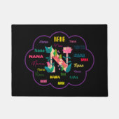 Floral Name Nana Deurmat (Voorkant)