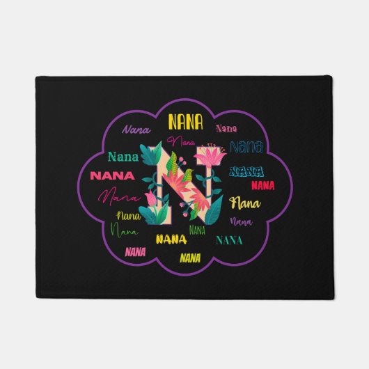 Floral Name Nana Deurmat (Voorkant)