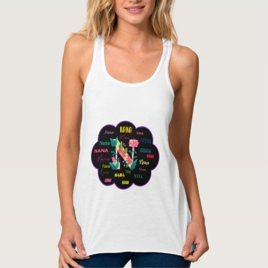 Floral Name Nana Tanktop (Voorkant)