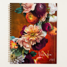 Floral Name Rustic Texture