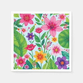 Floral Napkins Servet