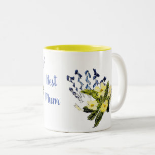 Floral Natuur Best Mum Custom Tweekleurige Koffiemok