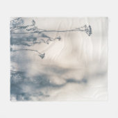 Floral Natuur Foto Fleece Deken (Voorkant (Horizontaal))