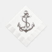 Floral Nautisch Anker Bloemenfeest / Huwelijk Servetten