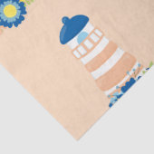 Floral nautische serie ontwerp 4 tissuepapier (Detail)