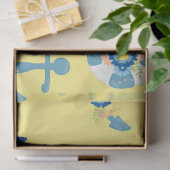 Floral nautische serie ontwerp 9 tissuepapier (Geschenk)