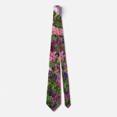 FLORAL NECKTIE/PETUNIAS VAN mannen Stropdas (Voorkant)