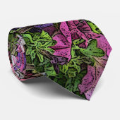 FLORAL NECKTIE/PETUNIAS VAN mannen Stropdas (Opgerold)