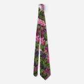 FLORAL NECKTIE/PETUNIAS VAN mannen Stropdas (Achterkant)