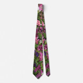 FLORAL NECKTIE/PETUNIAS VAN mannen Stropdas (Voorkant)