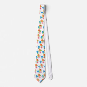 Floral Necktie Stropdas