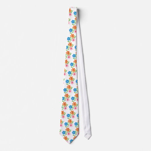 Floral Necktie Stropdas (Voorkant)