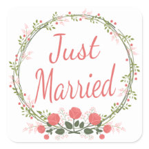 Floral net getrouwd Roos roze rood bloemenbruiloft