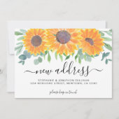 Floral New Address Moving Announge Aankondiging (Voorkant)