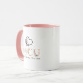 Floral NICU Nurse Mok (Voorkant links)