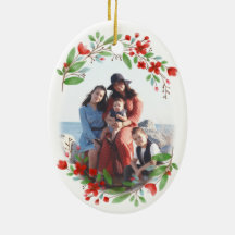 Floral Noël Foto met Kerstmis