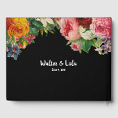 Floral Noir Gastenboek (Achterkant)