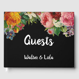 Floral Noir Gastenboek