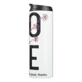 Floral Nope Thermosbeker (Geroteerd rechts)