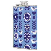 Floral Nordic Scandinavian Folk Art Pattern Heupfles (Links)