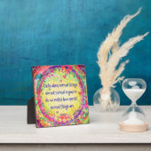 Floral Normal is speciale quote inspirativiteit Fotoplaat (Insitu)