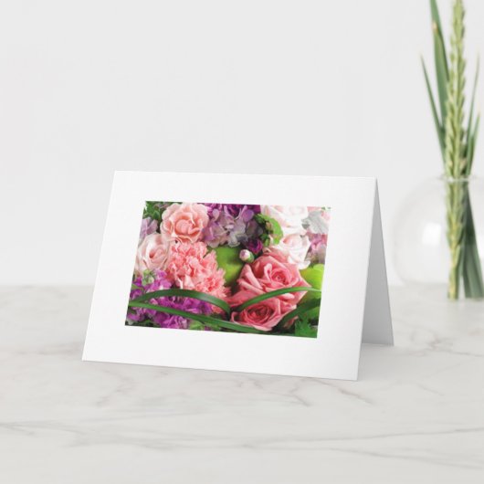 Floral Note Card Kaart (Voorkant)