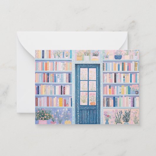  Floral Note kaarten Notitiekaartje (Achterkant)