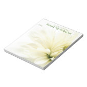 Floral Note van schoolpsycholoog Note Pad Notitieblok (Linkerzijde)
