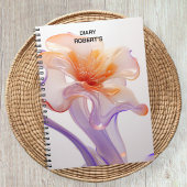 Floral notebook, gift for florists, flower notes notitieboek