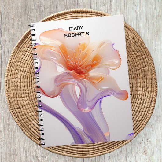 Floral notebook, gift for florists, flower notes notitieboek