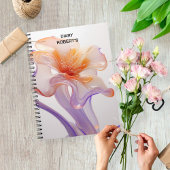 Floral notebook, gift for florists, flower notes notitieboek