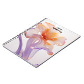 Floral notebook, gift for florists, flower notes notitieboek (Linkerzijde)