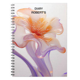 Floral notebook, gift for florists, flower notes notitieboek