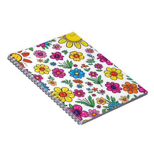 floral notebook  notitieboek (Rechterzijde)