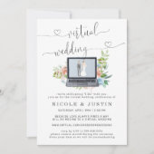 Floral notebook | Uitnodiging tot virtueel huwelij (Voorkant)