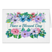 Floral Notecard (Voorkant Horizontaal)