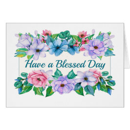  Floral Notecard
