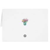  Floral Notecard (Achterkant Horizontaal)