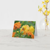 "FLORAL NOTECARD" (FOTO) KAART (Gele Bloem)