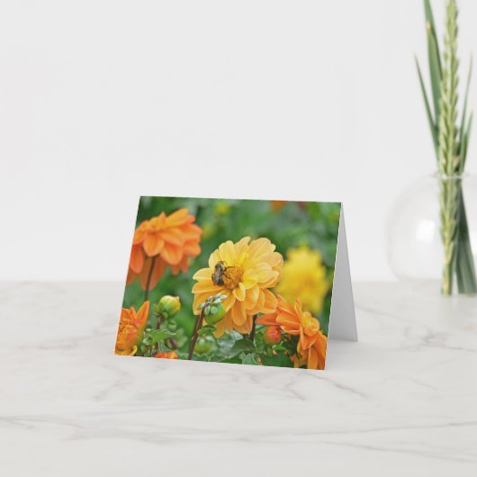 "FLORAL NOTECARD" (FOTO) KAART (Voorkant)