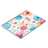 floral notepad notitieboek (Linkerzijde)
