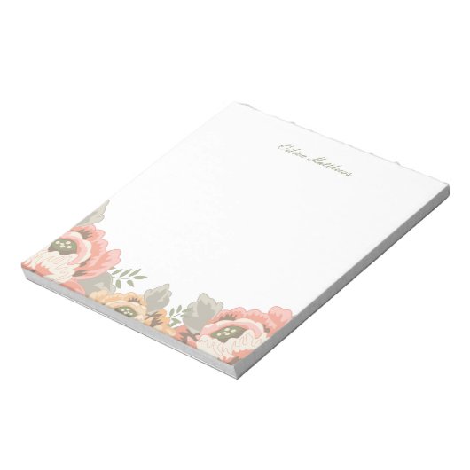  Floral Notitieblok (Linkerzijde)