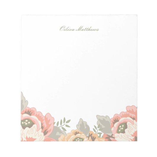  Floral Notitieblok (Voorkant)